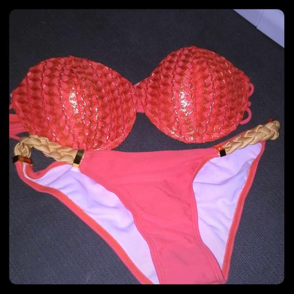Orange and Gold Bikini